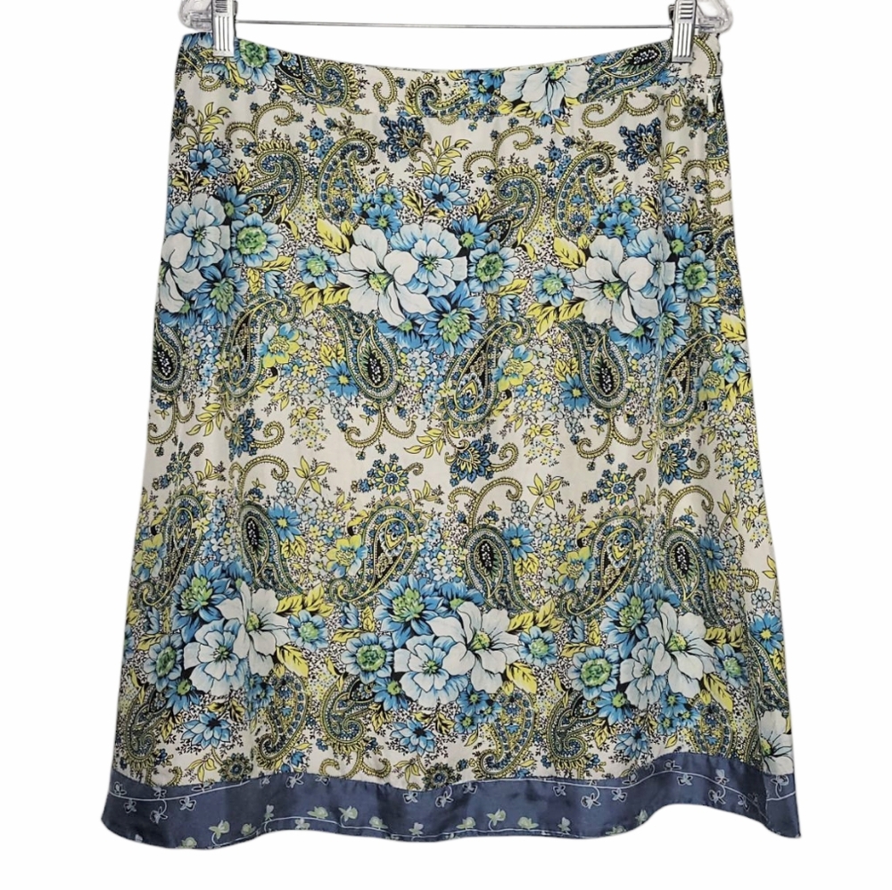 Vintage Old Navy Y2K 2005 Silk Skirt Size 10